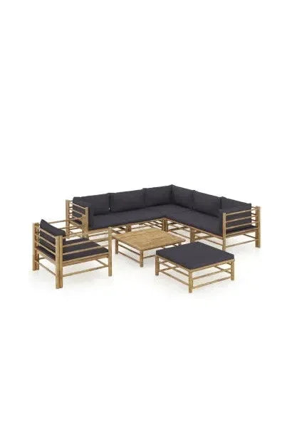 vidaxl_3058218_set_de_muebles_para_el_jardín_de_8_piezas_fabricado_en_bambú_con_cojines_de_color_gris_oscuro_0