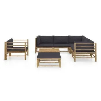 vidaxl_3058218_set_de_muebles_para_el_jardín_de_8_piezas_fabricado_en_bambú_con_cojines_de_color_gris_oscuro_1