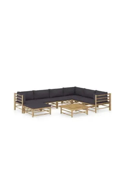 vidaxl_3058220_conjunto_de_muebles_para_el_jardín_de_8_piezas_fabricado_en_bambú_con_cojines_de_color_gris_oscuro_0