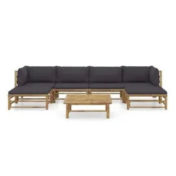 vidaxl_3058232_set_de_muebles_para_el_jardín_de_7_piezas_fabricados_en_bambú_con_cojines_de_color_gris_oscuro_1