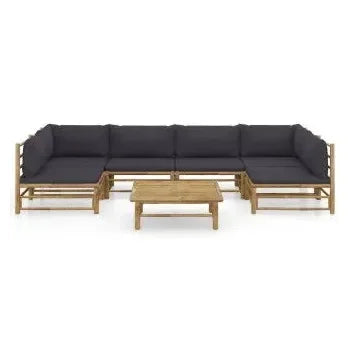 vidaxl_3058234_conjunto_de_muebles_para_el_jardín_de_7_piezas_fabricados_en_bambú_con_cojines_de_color_gris_oscuro_1