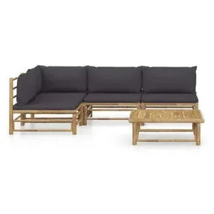 vidaxl_3058242_set_de_muebles_para_el_jardín_de_6_piezas_fabricado_en_bambú_con_cojines_gris_oscuro_1
