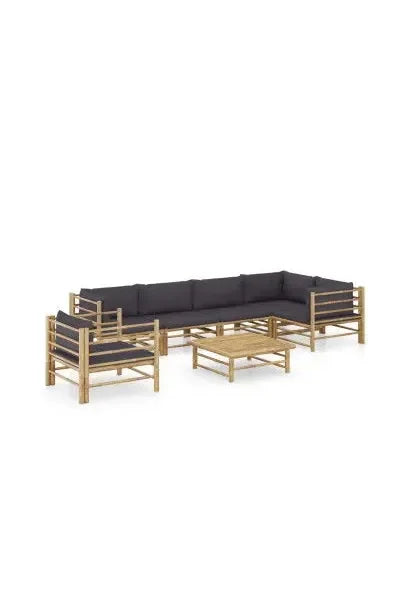 vidaxl_3058248_conjunto_de_muebles_para_el_jardín_de_7_piezas_fabricado_en_bambú_con_cojines_de_color_gris_oscuro_0