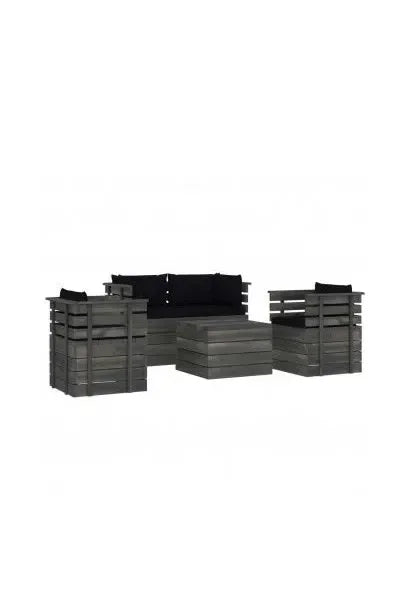 vidaxl_3061822_conjunto_de_muebles_para_jardín_de_palets_de_pino_gris_con_cojines_negros_vida_xl_0