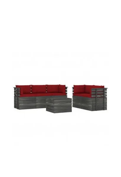 vidaxl_3061896_conjunto_de_sofás_con_cojines_y_mesa_para_jardín_de_madera_con_acabado_rojo_vida_xl_0