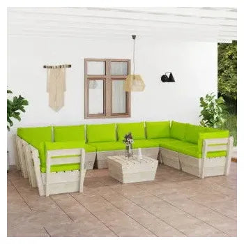 vidaxl_3063635_juego_de_muebles_de_10_piezas_para_jardín_de_palets_de_madera_y_cojines_en_color_verde_vida_xl_1