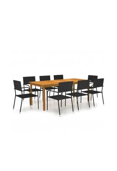 vidaxl_3067924_set_de_comedor_para_jardín_de_9_piezas_fabricadas_en_madera_y_acero_recubierto_color_negro_0