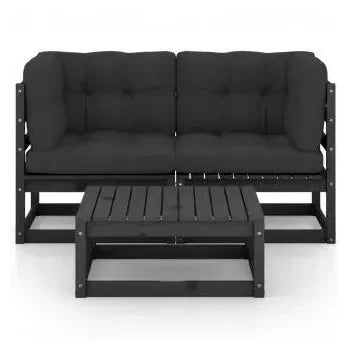 vidaxl_3076303_juego_de_muebles_de_jardín_de_3_piezas_de_madera_pino_maciza_color_negro_y_cojines_gris_antracita_vida_xl_2