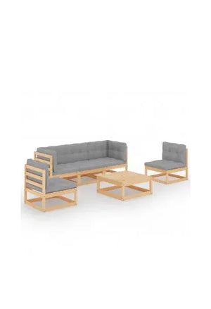 vidaxl_3076444_conjunto_de_muebles_para_exterior_de_color_gris_y_marrón_de_madera_de_pino_maciza_0