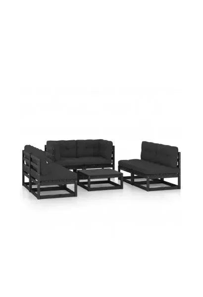 vidaxl_3076468_conjunto_de_jardín_de_sofá_modular_de_4_plazas_y_mesa_de_centro_de_madera_de_pino_negro_con_cojines_antracita_vida_xl_0