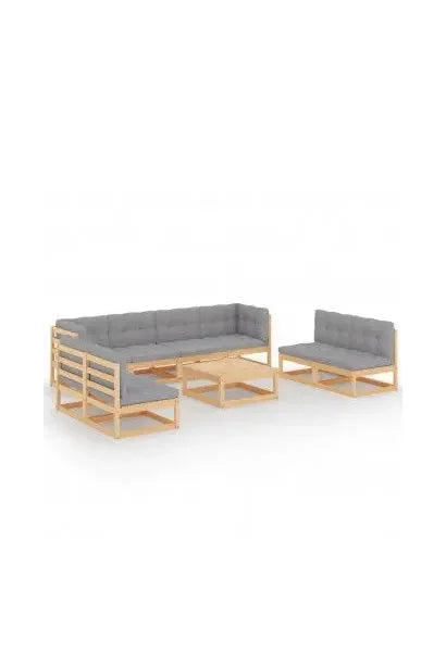 vidaxl_3076484_conjunto_mobiliario_de_jardín_fabricado_en_madera_de_pino_marrón_y_con_cojines_en_color_gris_vida_xl_0