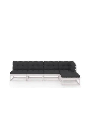 vidaxl_3076565_conjunto_de_muebles_de_pino_para_exterior_de_5_piezas_color_blanco_con_cojines_antracita_oscuro_vida_xl_0