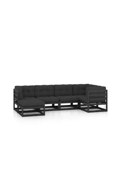 vidaxl_3076738_juego_de_muebles_para_jardín_con_cojines_de_6_piezas_fabricado_en_madera_de_pino_y_tela_de_color_negro_y_gris_0