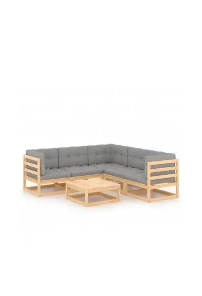 vidaxl_3076779_conjunto_de_jardín_con_6_piezas_de_mesa_con_sofás_en_madera_de_pino_y_cojines_color_gris_vida_xl_0