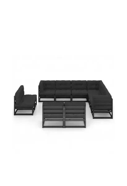 vidaxl_3076938_set_de_muebles_para_jardines_con_11_piezas_fabricadas_en_pino_de_color_negro_vida_xl_0