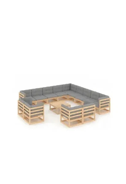 vidaxl_3077019_conjunto_para_jardín_con_14_piezas_fabricado_en_madera_de_pino_en_color_gris_vida_xl_0