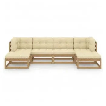 vidaxl_3077117_conjunto_de_jardín_de_6_piezas_de_sofás_con_reposapiés_de_pino_marrón_miel_y_cojines_crema_2