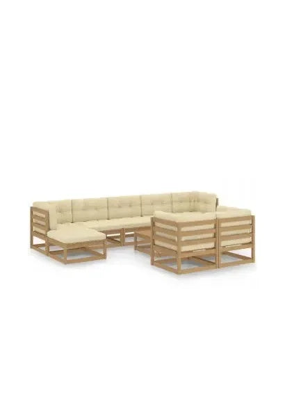 vidaxl_3077162_conjunto_de_jardín_de_10_piezas_fabricado_en_madera_con_cojines_en_acabado_marrón_miel_0