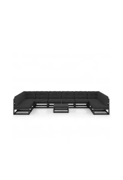 vidaxl_3077213_conjunto_de_muebles_y_cojines_para_el_jardín_con_11_piezas_fabricadas_en_pino_negro_vida_xl_0