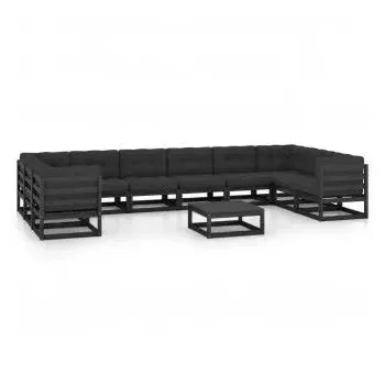 vidaxl_3077328_juego_de_muebles_de_jardín_11_piezas_madera_maciza_de_pino_negra_y_cojines_antracita_vida_xl_2
