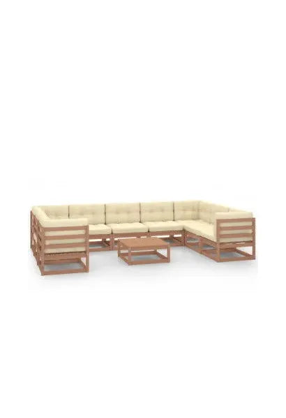 vidaxl_3078147_conjunto_de_jardín_con_10_sofás_de_madera_con_cojines_y_1_mesa_de_color_marrón_miel_0