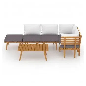 vidaxl_3087026_juego_de_4_sofás_modulares_y_una_mesa_de_centro_de_madera_de_acacia_con_cojines_blanco_y_gris_oscuro_vida_xl_2