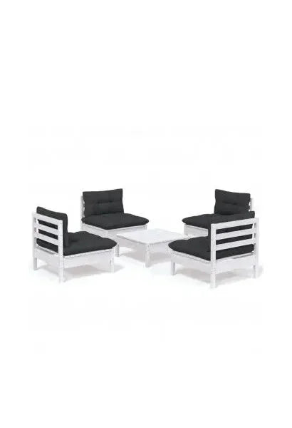 vidaxl_3096035_juego_de_sofás_y_mesa_para_exteriores_de_pino_blanco_con_cojines_gris_antracita_0