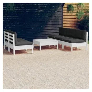 vidaxl_3096089_conjunto_para_jardín_de_6_piezas_con_mesa_y_sofás_de_madera_de_pino_blancos_y_cojines_color_gris_antracita_1
