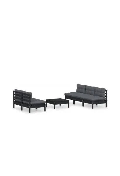 vidaxl_3096092_juego_de_muebles_para_jardín_de_6_piezas_con_cojines_color_gris_hecho_de_madera_de_pino_color_negro_0