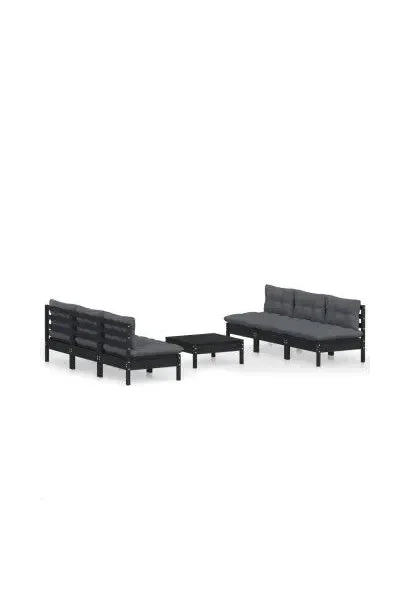 vidaxl_3096098_juego_de_muebles_para_jardín_de_7_piezas_con_cojines_color_gris_hecho_de_madera_de_pino_color_negro_vida_xl_0