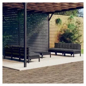 vidaxl_3096098_juego_de_muebles_para_jardín_de_7_piezas_con_cojines_color_gris_hecho_de_madera_de_pino_color_negro_vida_xl_1