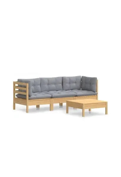 vidaxl_3096105_juego_de_muebles_para_jardín_de_4_piezas_con_cojines_color_gris_hecho_de_madera_de_pino_0