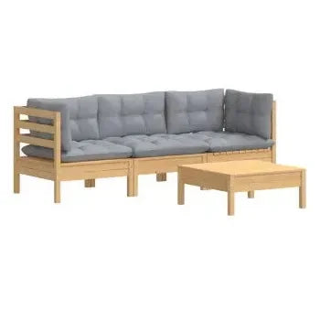vidaxl_3096105_juego_de_muebles_para_jardín_de_4_piezas_con_cojines_color_gris_hecho_de_madera_de_pino_2