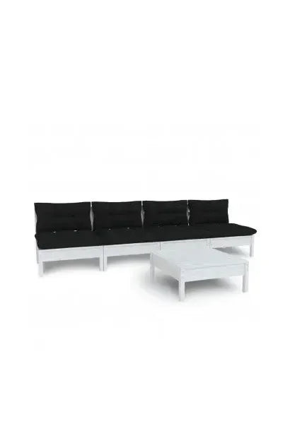 vidaxl_3096131_conjunto_de_mesa_y_sofás_para_exteriores_de_pino_blanco_con_cojines_gris_antracita_0