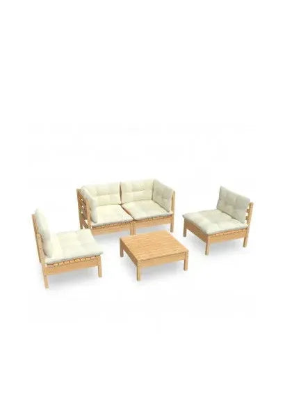 vidaxl_3096178_conjunto_de_muebles_de_jardín_de_color_crema_y_marrón_de_madera_maciza_de_pino_0