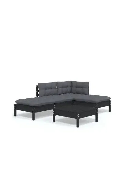 vidaxl_3096296_conjunto_de_muebles_con_cojines_de_jardín_fabricado_en_madera_de_pino_y_tela_en_color_negro_y_gris_vida_xl_0