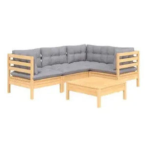 vidaxl_3096375_juego_de_muebles_para_jardín_de_5_piezas_con_cojines_y_mesa_color_gris_y_madera_natural_2