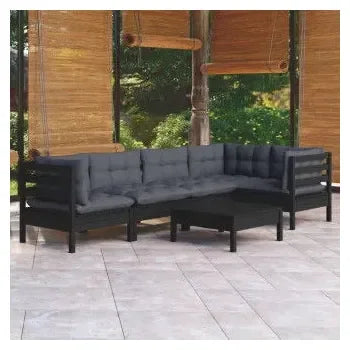 vidaxl_3096392_juego_de_muebles_para_jardín_de_6_piezas_con_cojines_y_mesa_color_gris_oscuro_y_negro_1