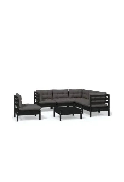 vidaxl_3096416_juego_de_sillones_de_6_piezas_fabricado_en_madera_con_mesa_y_cojines_color_gris_oscuro_0