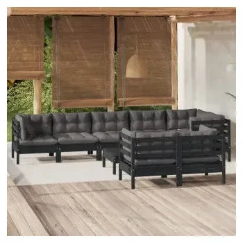vidaxl_3096512_juego_de_sillones_para_jardín_de_9_piezas_hecho_en_madera_color_gris_oscuro_y_cojines_color_negro_vida_xl_1