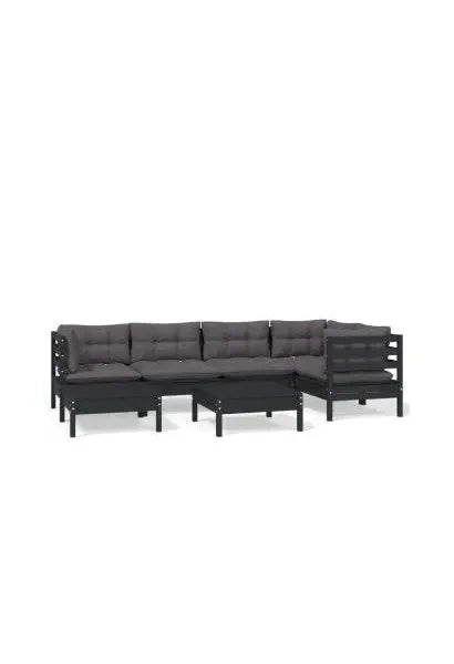 vidaxl_3096548_juego_de_sofás_para_jardín_de_7_piezas_con_cojines_hecho_en_madera_color_negro_y_gris_oscuro_vidax_0