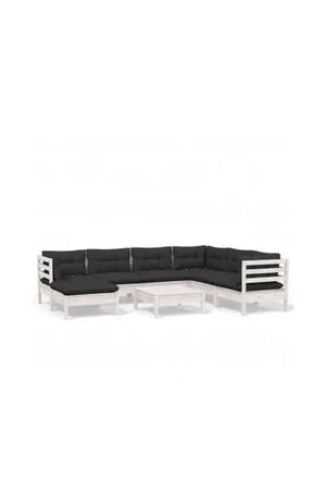 vidaxl_3096654_conjunto_de_muebles_para_jardín_de_madera_de_pino_acabado_blanco_con_cojines_gris_antracita_vida_xl_0