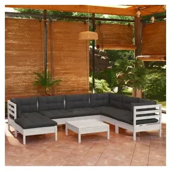 vidaxl_3096654_conjunto_de_muebles_para_jardín_de_madera_de_pino_acabado_blanco_con_cojines_gris_antracita_vida_xl_1
