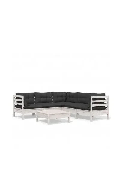 vidaxl_3096678_conjunto_de_jardín_de_6_piezas_de_mesa_con_sofás_de_madera_de_pino_blancos_y_cojines_gris_antracita_0