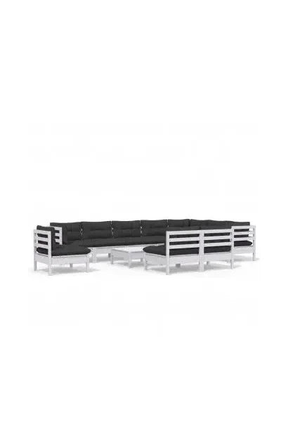 vidaxl_3096762_juego_de_mobiliario_de_jardín_de_madera_de_pino_color_gris_antracita_11_piezas_0
