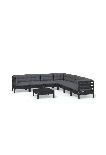 vidaxl_3096801_juego_de_muebles_para_jardín_8_piezas_con_cojines_y_mesa_hecho_en_madera_color_negro_y_gris_oscuro_0