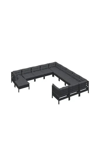 vidaxl_3097071_set_de_sillones_para_jardín_de_12_piezas_hecho_en_madera_con_reposapiés_color_negro_y_cojines_color_gris_oscuro_0