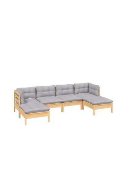 vidaxl_3097078_set_de_sillones_para_jardín_de_6_piezas_hecho_en_madera_con_reposapiés_color_madera_natural_y_cojines_color_gris_0