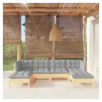 vidaxl_3097078_set_de_sillones_para_jardín_de_6_piezas_hecho_en_madera_con_reposapiés_color_madera_natural_y_cojines_color_gris_1