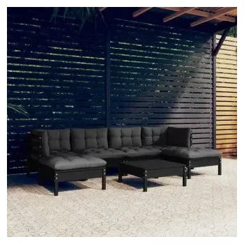 vidaxl_3097089_set_mobiliario_para_jardín_de_7_piezas_hecho_en_madera_con_mesa_color_negro_y_cojines_color_gris_oscuro_1
